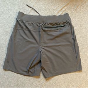 All In Motion Running Gym Shorts, Mens Small Gray